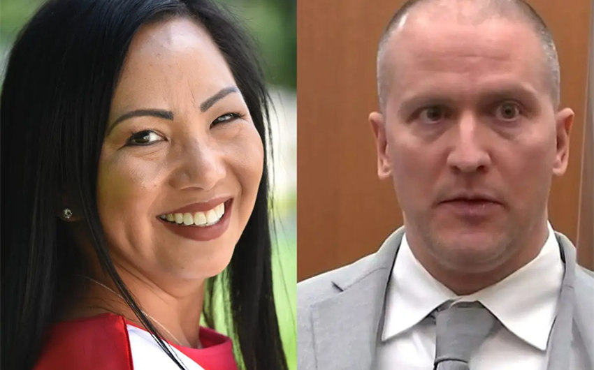 where is derek chauvin wife